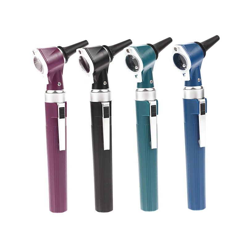 Kit Diagnostico Professionale Otoscopio, Endoscopio LED Portatile per Cura dell'Orecchio, Otoscopio con 8 Punte per Uso Domestico e Medico - immagine 2
