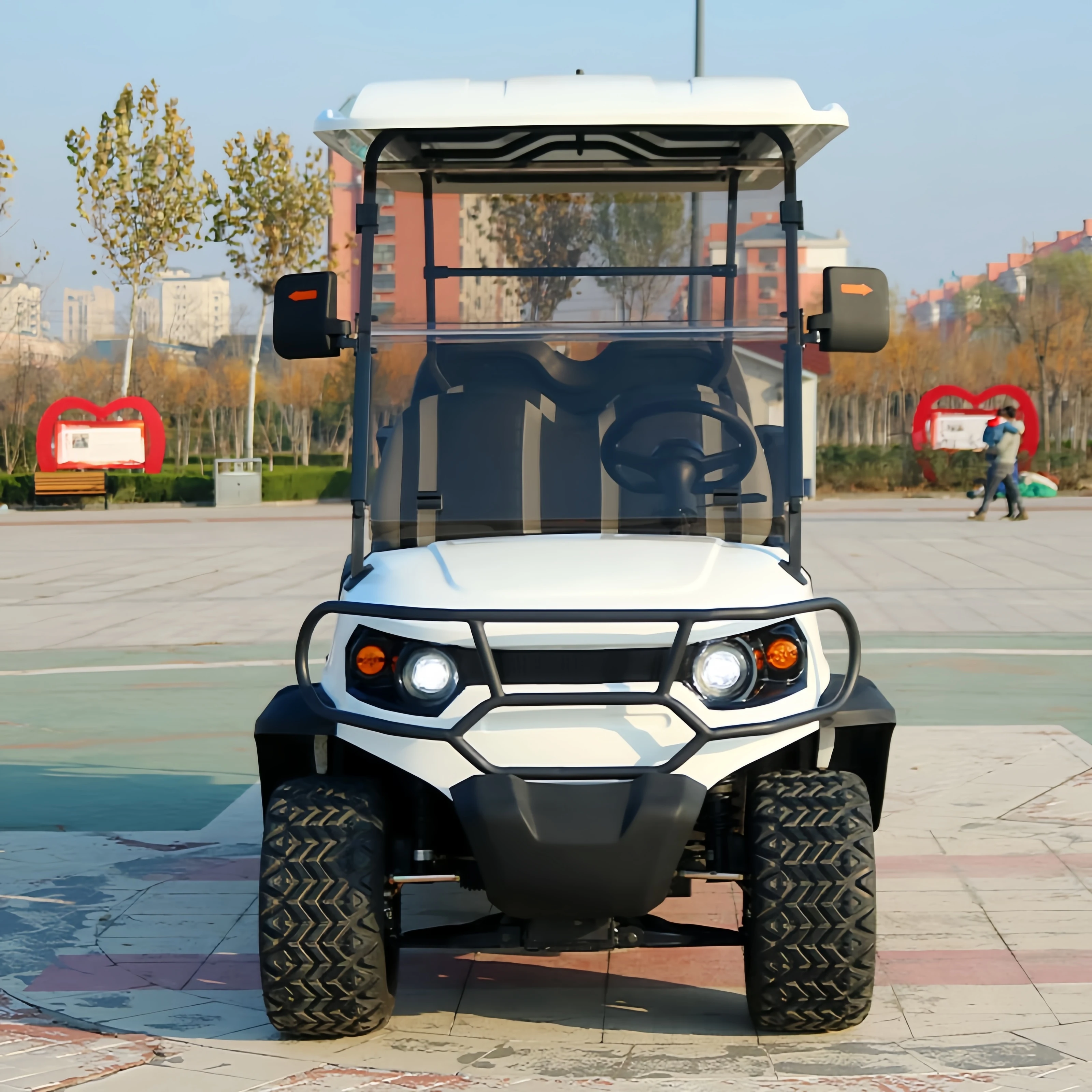 4 6 Seats 60V72V Lithium Battery Hunting Buggy Best High-Power Range Street Legal Electric Lithium Golf Cart