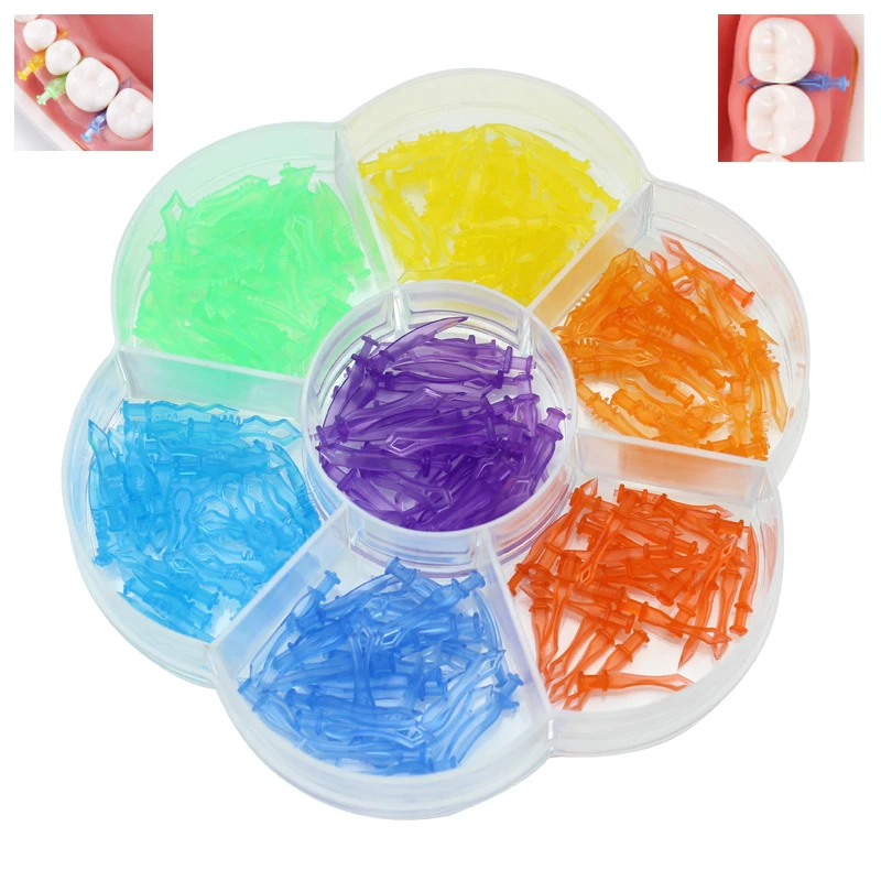 7Size210PcsBoxAutoclavableDentalWedgesToothGapWedgeDentistry