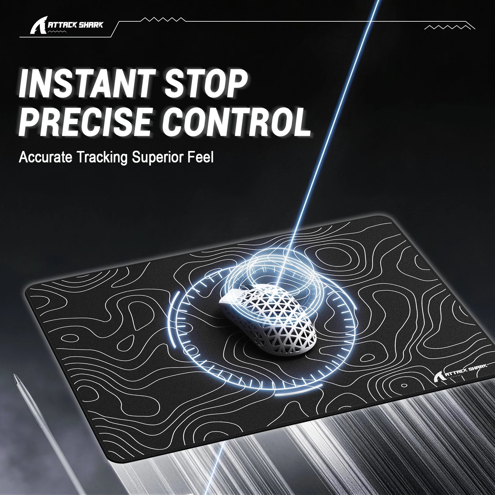 Ultimate Esports Speed Gaming Mouse Pad with Stitched Edges