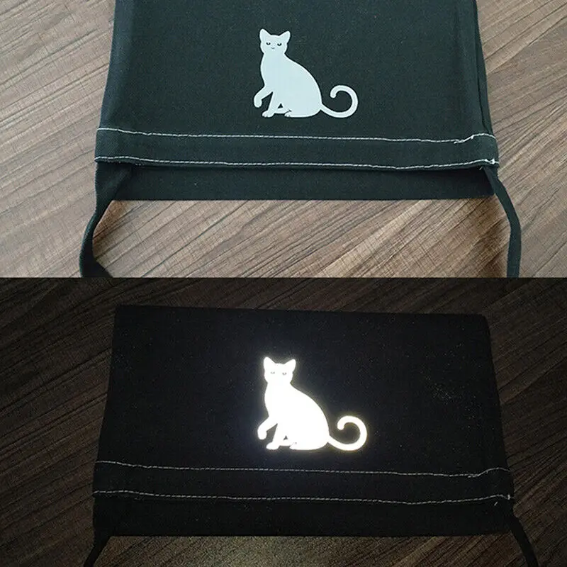 Reflective Gray Heat Transfer Vinyl Iron on T-Shirts Hats Clothing HTV Film Compatible with Cut Cameo Hot Press Machines DIY