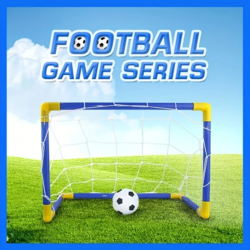 1Set Football Goal Sports Equipment, 23.6 Inch Plastic Detachable Football Goal, Portable Outdoor Football Toy