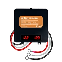 Équilibreur de batterie solaire 2x12V, système d'égaliseur avec affichage LED pour batterie au Lithium GEL Lifepo4 24V 48V 60V 72V 96V 5