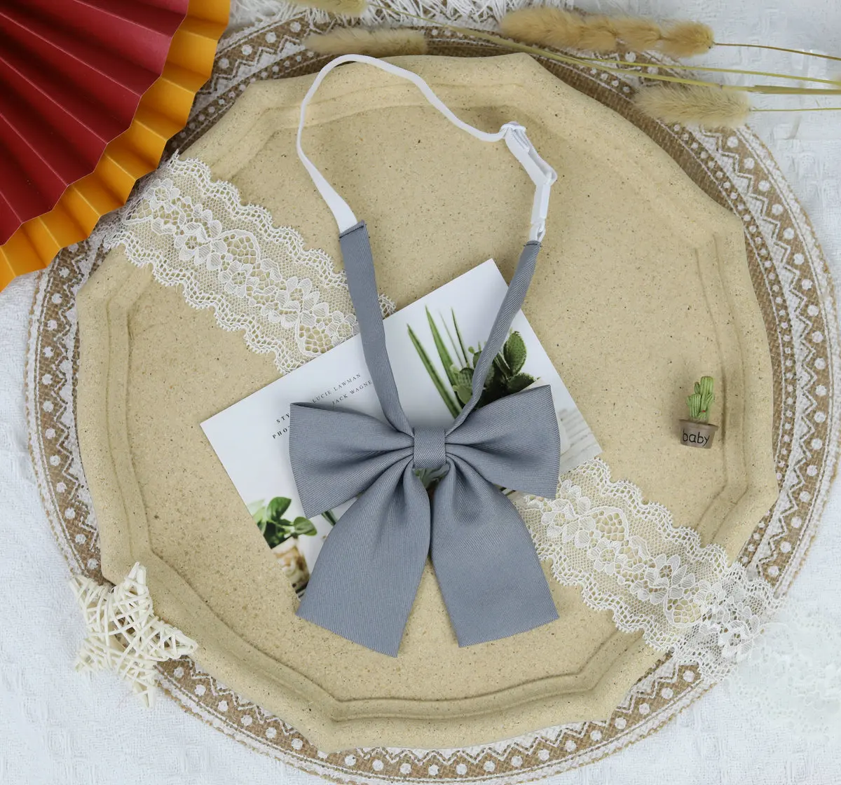 Lazy JK Kleine Krawatte, Schwarz, Weinrot, einfarbig, dunkelblau, koreanische Damen, süße Mädchen, Student, Basic-Stil, Schuluniform, klassische Krawatten – Detail 12