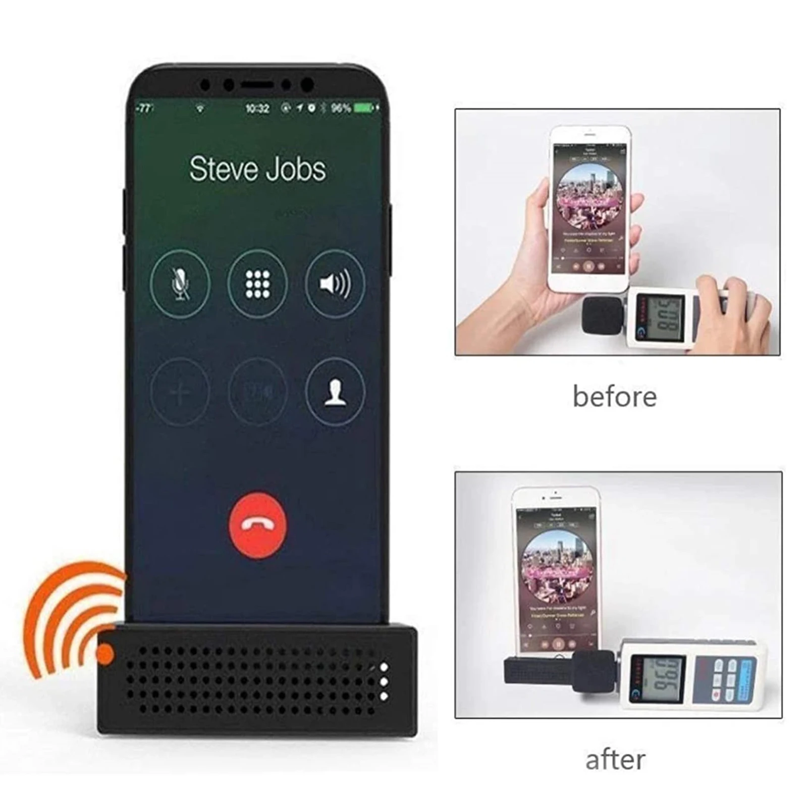 Mobile Phone Sound Amplifier Stand Plastic Cell Phone Stand With Sound Amplifier Phone Holder Desk Support For Mobile Phone wall phone holder