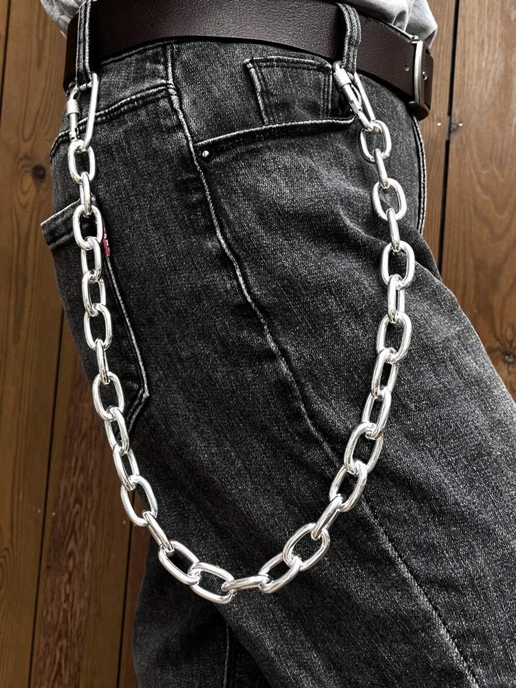 Stylish Punk Hip-hop Metal Waist Chain Accessory