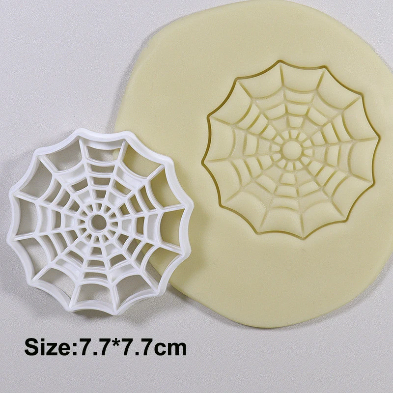 Description Picture 5 of itemHalloween Decoration Skull Head Cookie Cutter Mold Stamp Day of The Dead Skeloton Face 3D Plastic Biscuit Press Mould for Baking