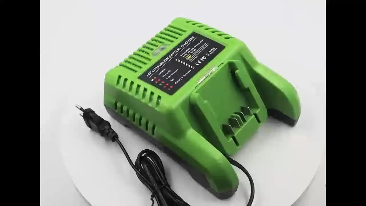 Chargeur 40V Pour Batterie GreenWorks G-MAX – Compatible 29482 – Marque SODIAL