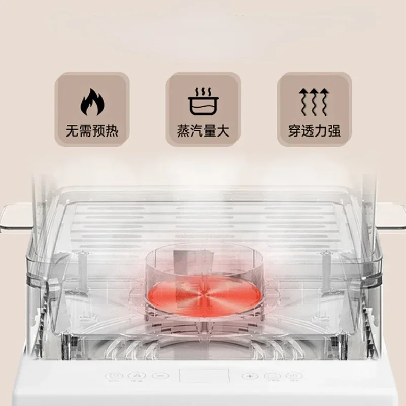 Electric Steamer  Small Multi-Functional Steam Pot Large Capacity Breakfast Machine Electric Steamer Fantastic Steamer Panela 4