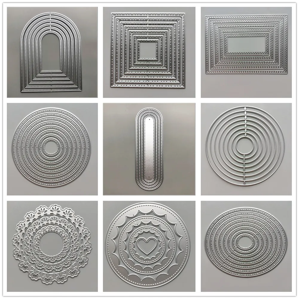 (29 стилей) 2022 геометрические границы металлические Вырубные штампы сделай сам
