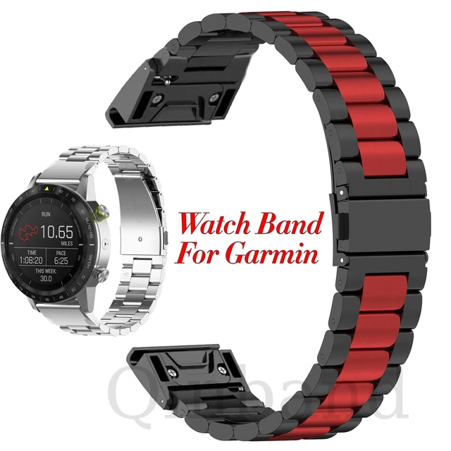 Correa de titanio de 26mm y 22mm para Garmin Fenix 6/6X/6XPro/7/7X/5/5X/5xplus/3,  correa de liberación de Metal para Forerunner 945 935 - AliExpress