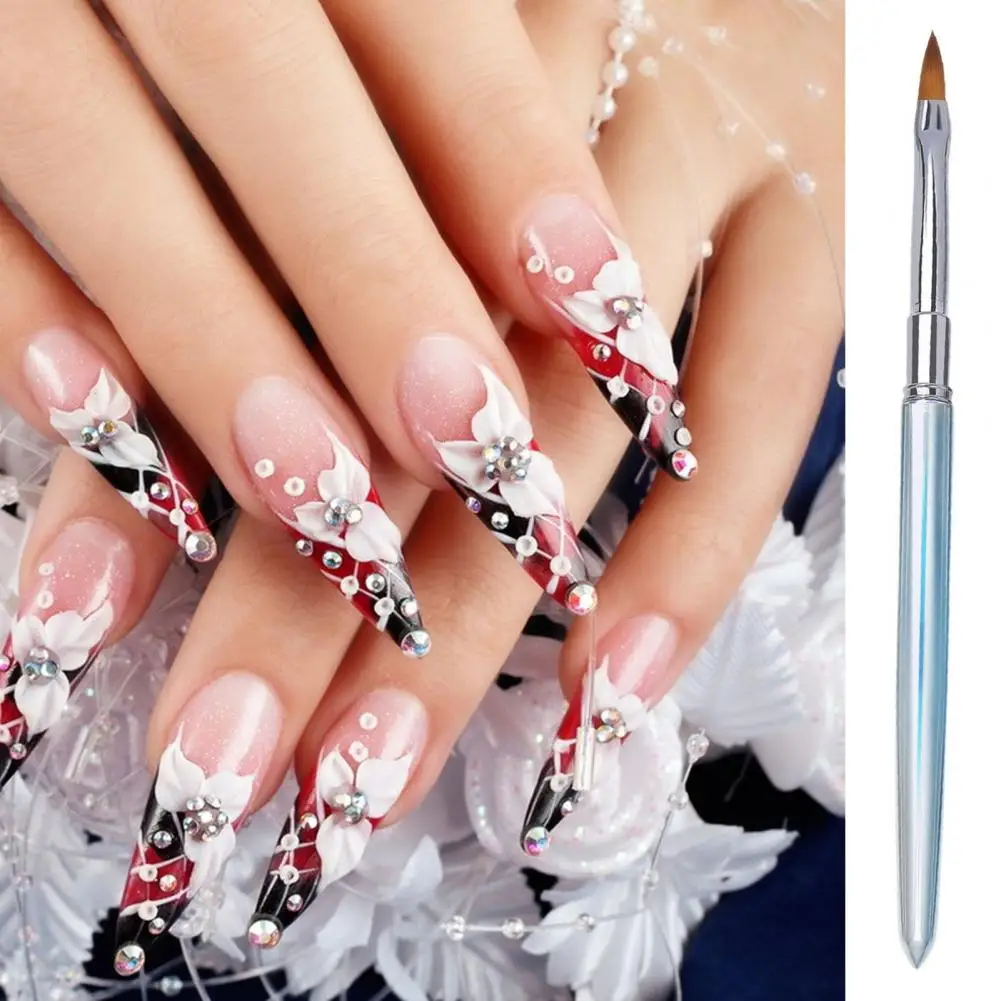 Multifunctional Convenient UV Gel Extension Nail Painting Brush Rustproof Nail Pen Gradient Color Home Use