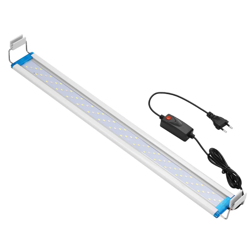 Extensible Waterproof Clip on Lamp For Fish Tank Super Slim Fish Tank Aquatic Plant Grow Aquarium LED Light 18-58cm aquarium light