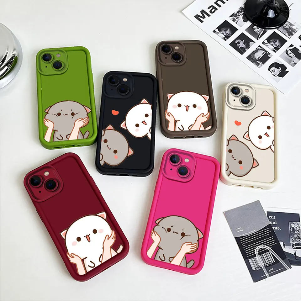 Custodia Per IPhone 15 Pro Max Con Zampa Di Gatto E Orsetto 3D – Silicone Morbido Rosa Antiurto - 3