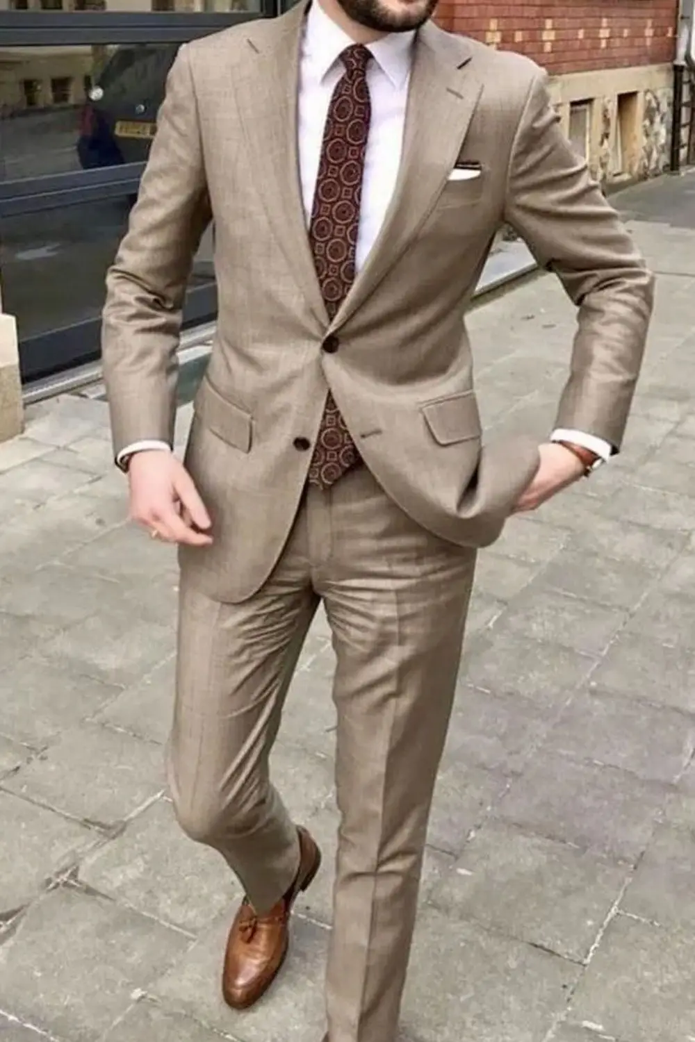 Herren Hemd Langarm Vintage Style - Bequem & Lässig Für Hochzeit, Arbeit & Urlaub