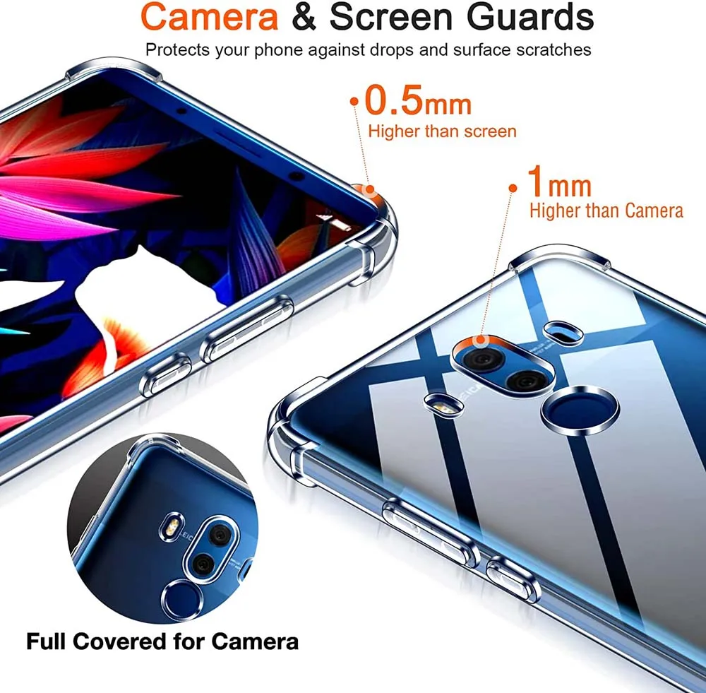 Ultra-Durable Clear Anti-Drop Shockproof Air-Bag Case - 1.5MM Thick