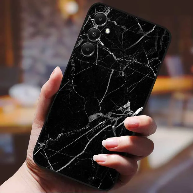 Luxurious Marble TPU Soft Phone Case - Stylish Silicone Cover Protector