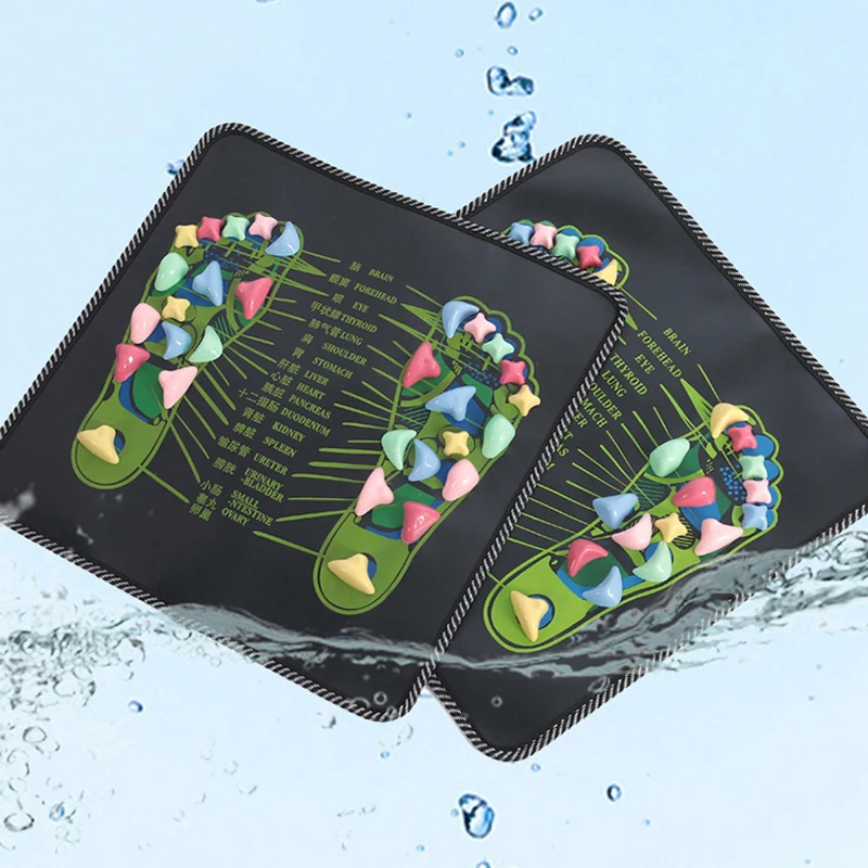 Pebble Foot Massage Pad for Blood Circulation and Relaxation