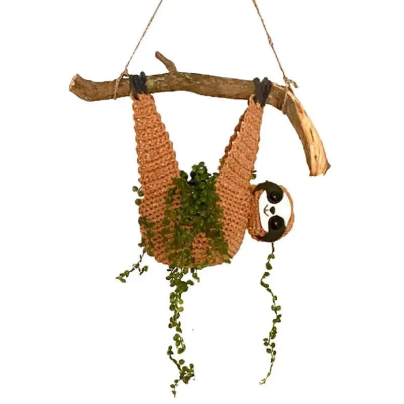 

Плантатор для суккулентов, плантатор, товары для плантатора, подарки для ленивецов, вешалка для растений, домашний декор, плантатор для животных для любителей растений