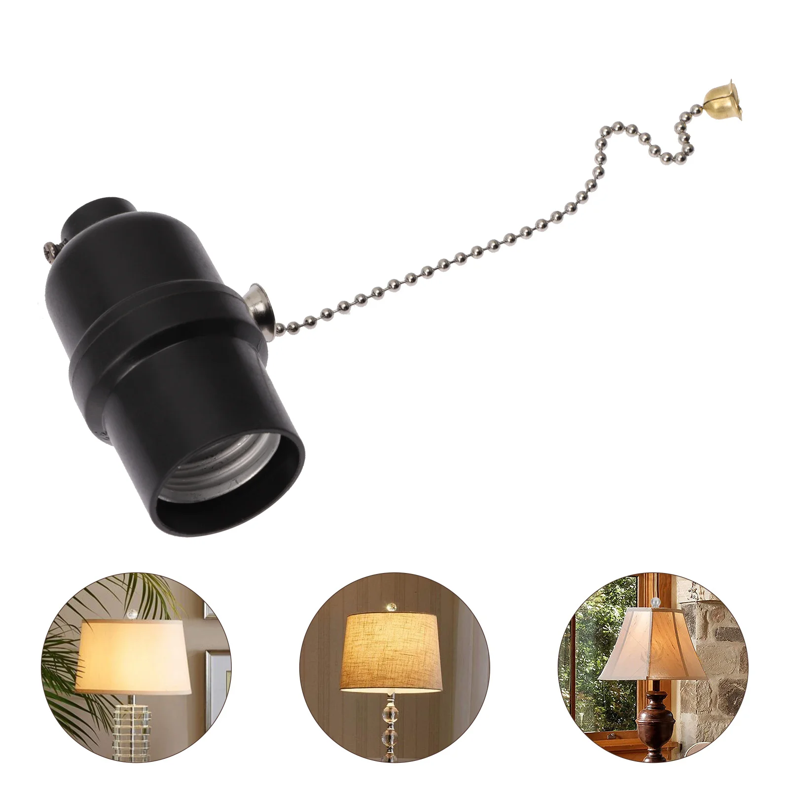

E27 Drawstring Lamp Holder Wall Light Lampholder Socket Replacement Bulbs Ceiling