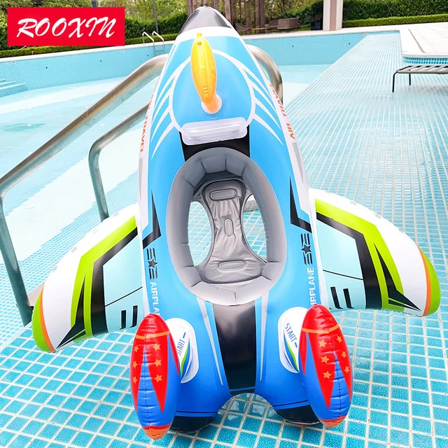 ROOXIN 항공기 수영 링: 어린이 수영장의 안전하고 즐거운 탐험