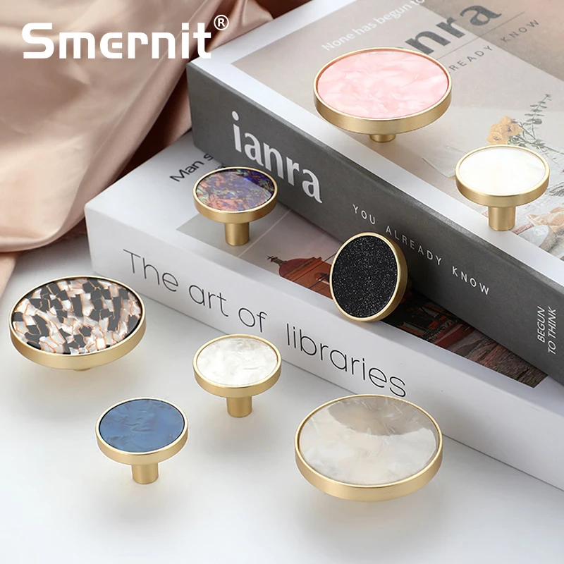 Furniture Handles for Cabinets and Drawers Door Knobs Kitchen Cupboard Wardrobe Pulls Decorate Wall Hanging Hooks 50mm
