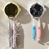 Wall Mounted Toothbrush Storage Rack Punch-free Non Perforated Wall Hanging Shelf Multi-functional Cartoon Bath Organizer 2