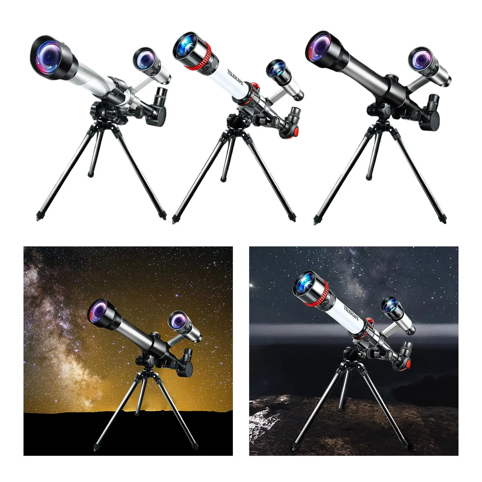 60mm Aperture Telescope with Finder Scope for Beginners Professional Durable