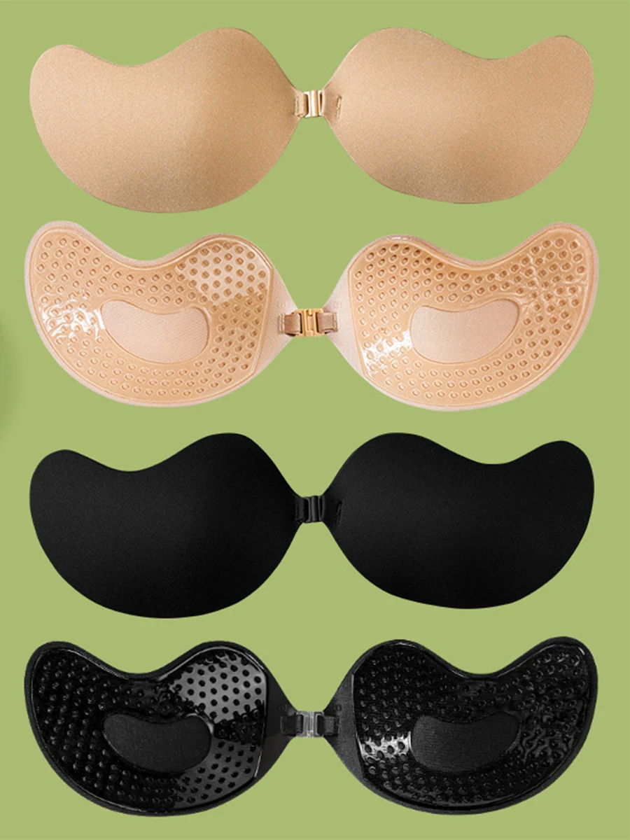 Invisible Stick On Bra 1 Piece Invisible Stick-On Lift Bra Strapless Seamless Push Up Anti-convex Women's Lingerie