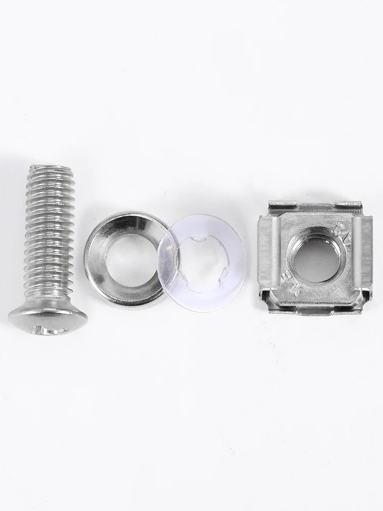 45 Pack M6 X 16mm Rack Mount Screws,Cage Nuts For Zambia