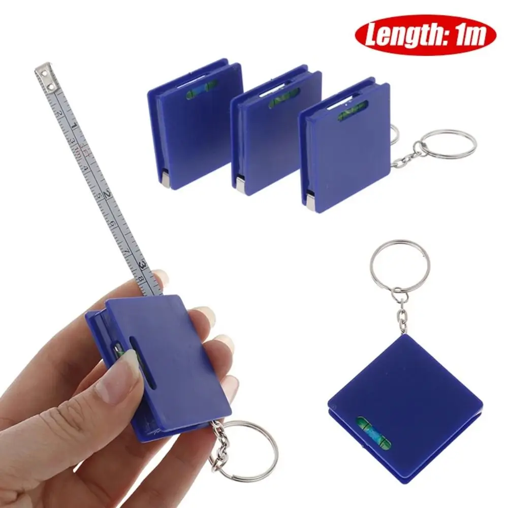 Multifunctional 1M Retractable Ruler Square Construction Tools Mini Measure Tape Pocket Centimeter Woodworking tape measure measuring ruler