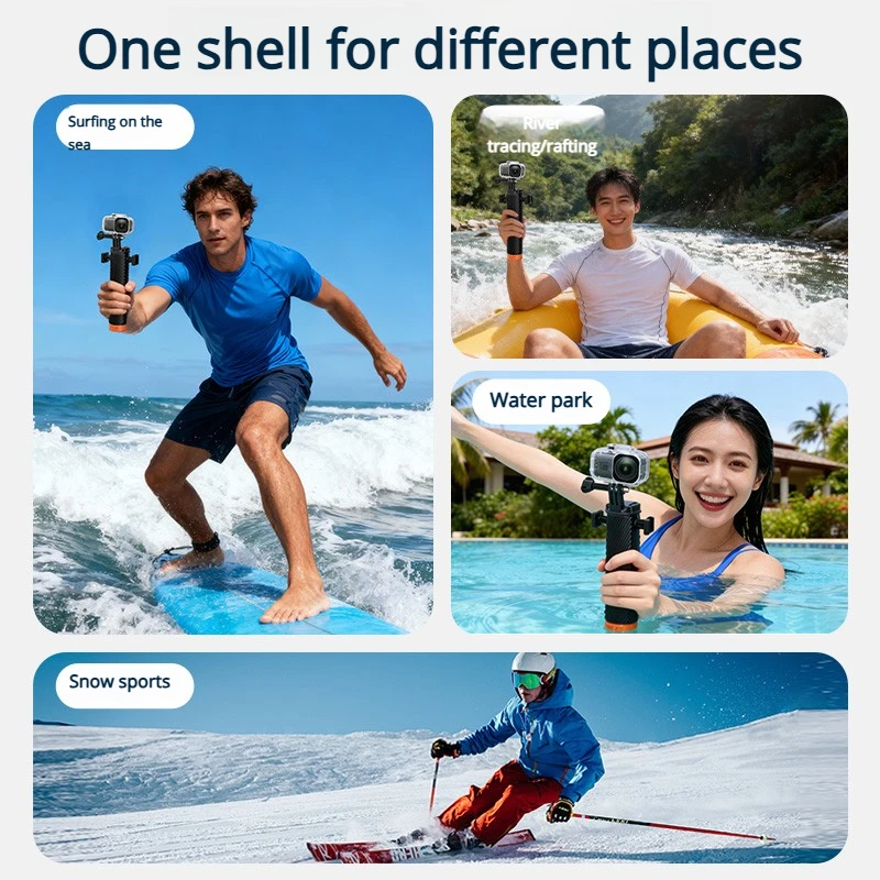 Suitable for DJI Osmo Nano Camera Waterproof Case Thumb Sports Camera Diving Protective Case Professional Waterproof 45 Meters