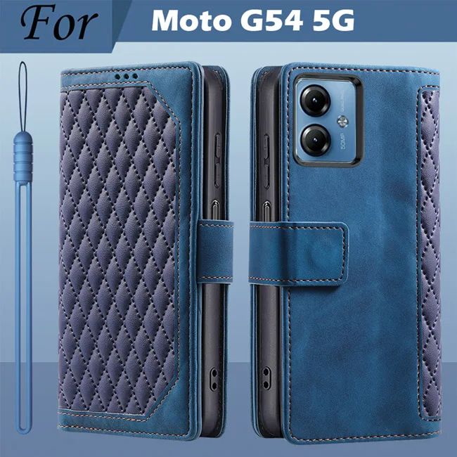 Luxury Leather Flip Wallet Case with Card Holder and Stand