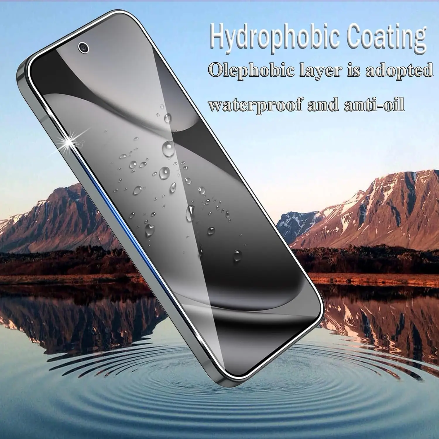 Premium 2.5D 9H Tempered Glass Screen and Camera Lens Protector