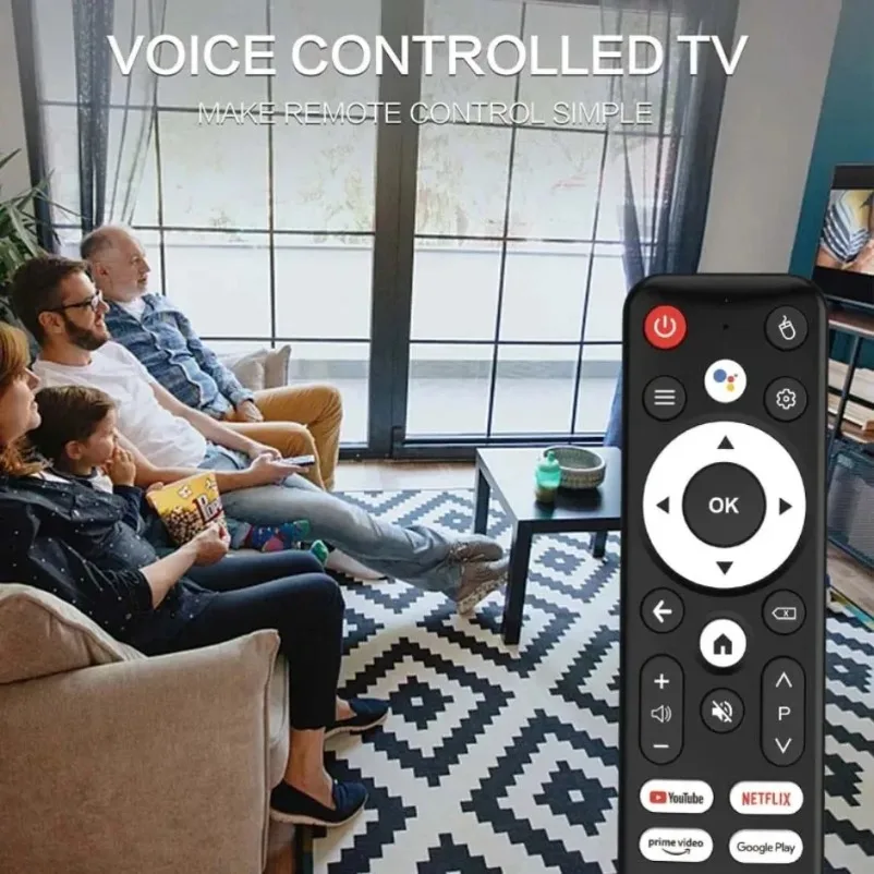 Mortal TV Box Remote Control Replacement Smart Bluetooth Voice