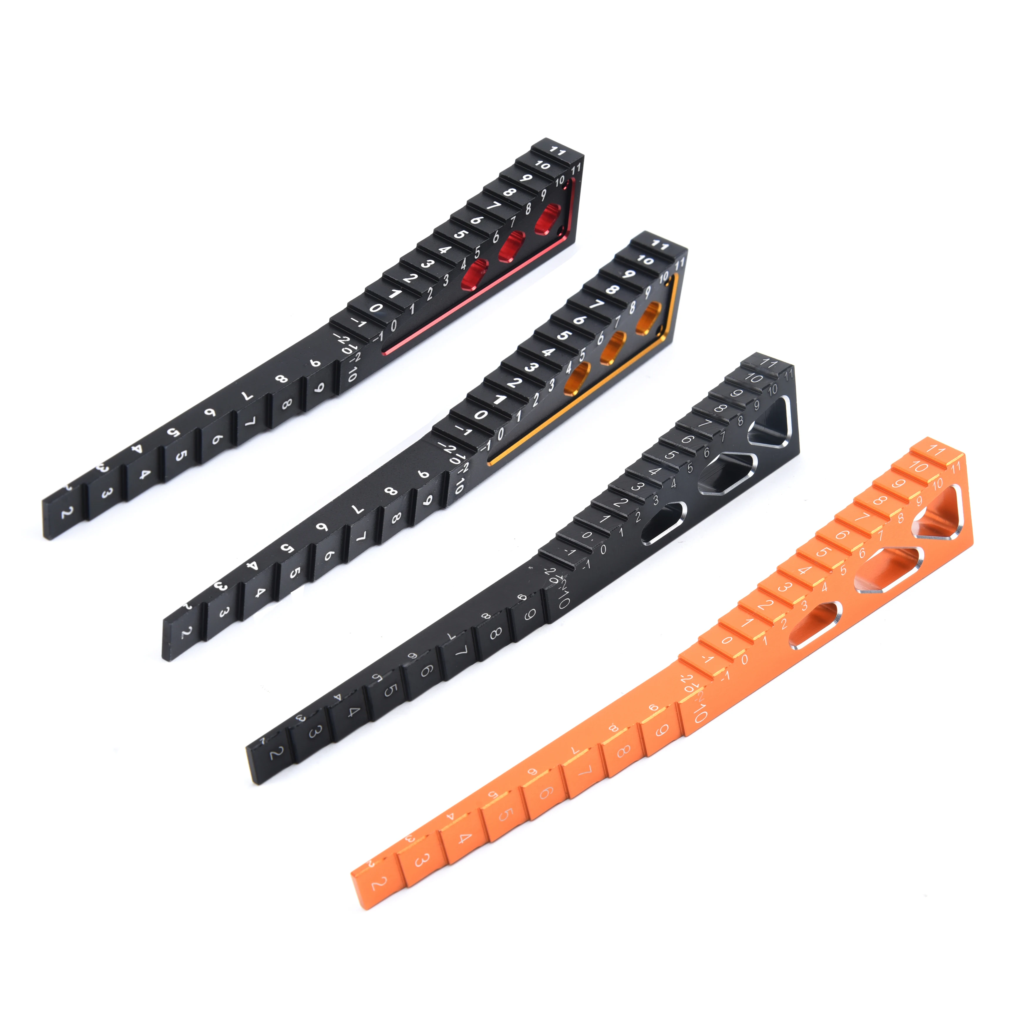 Aluminium Alloy 2 in 1 Ride Height & Droop Gauge Ruler For 1/10 1/8 1/ ...