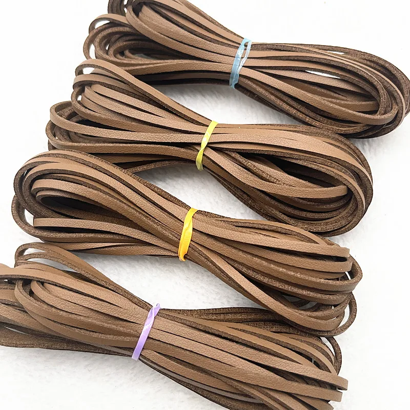 Leather Cord Jewelry Making  Suede Cord Making Necklace - 5/20meters 38  2.5mm Flat - Aliexpress