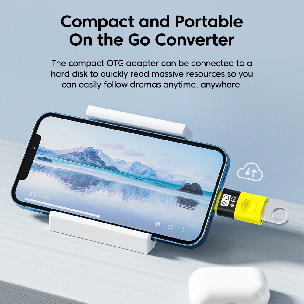 USB C To Lightning OTG Adapter Multi-Function Fast Charging Lightning Male To Type C Female Adapter For iphone 14 13 Headphones