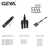 Connecteurs solaires GEYA 5 paires, mâle et femelle, 30A 45A, pour câbles PV 2,5/4/6 mm², 1000 VDC 1500 VDC 6