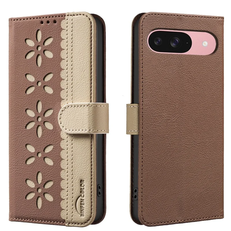 Colorful Flowers Magnetic Leather Wallet Phone Case & Card Holder