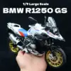 1/9 BMW R1250 GS Toy Motorcycle Model For Children Diecast Metal Motorbike Vehicle Miniature Lightable Collection Gift For Boys 1