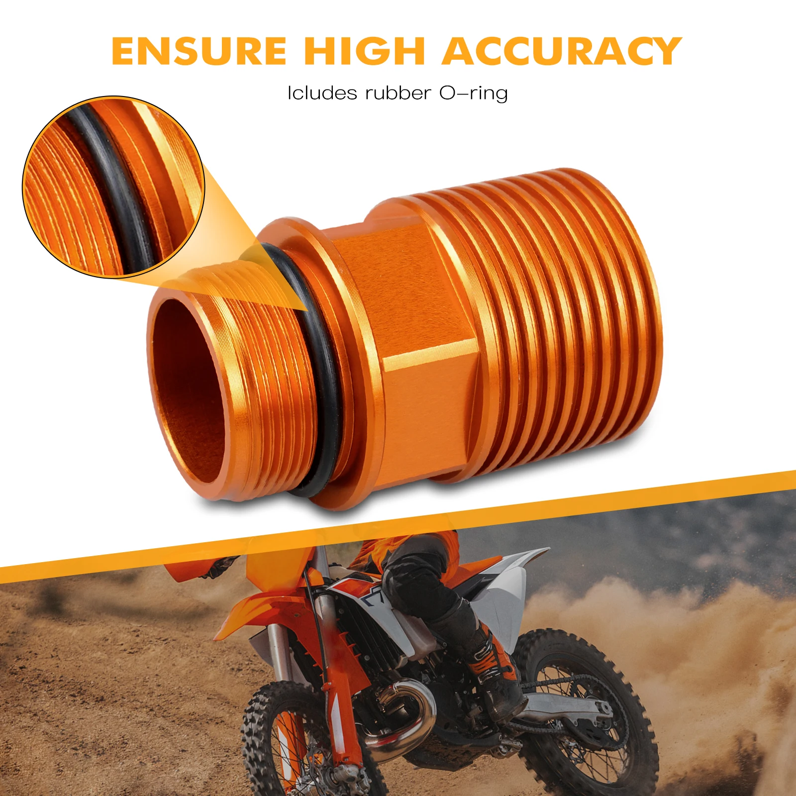 Rear Brake Reservoir Extender for KTM 125 150 200 250 300 350 400 450 530 SMR EXC TPI EXCF SX SXF XC XCF XCW XCFW 2004 -