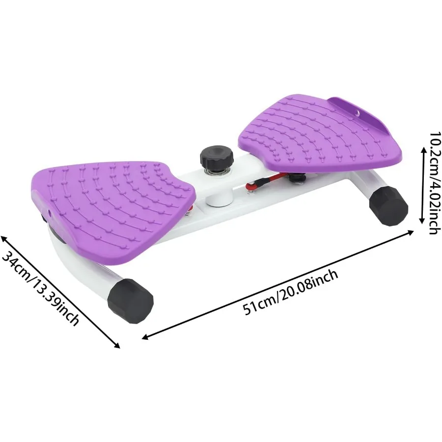 Waist Twister Machine Exercise, Adjustable Exercise Twist Board Twist Board for Exercise, Noiseless Ab Twister for Home Gym Equi