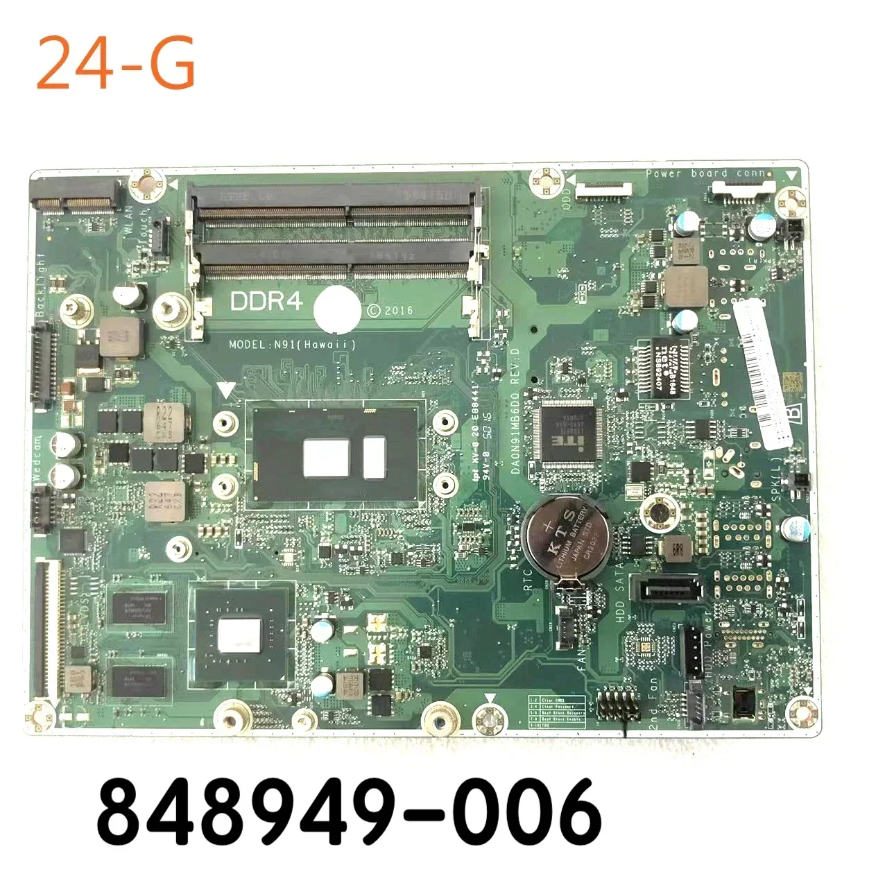 848949-006 848949-60 For HP Prodesk 24-G 24-G215cn Desktop Motherboard DA0N91MB6D0 Mainboard 4 848949-006 848949-60 For HP Prodesk 24-G 24-G215cn Desktop Motherboard DA0N91MB6D0 Mainboard - Image 2