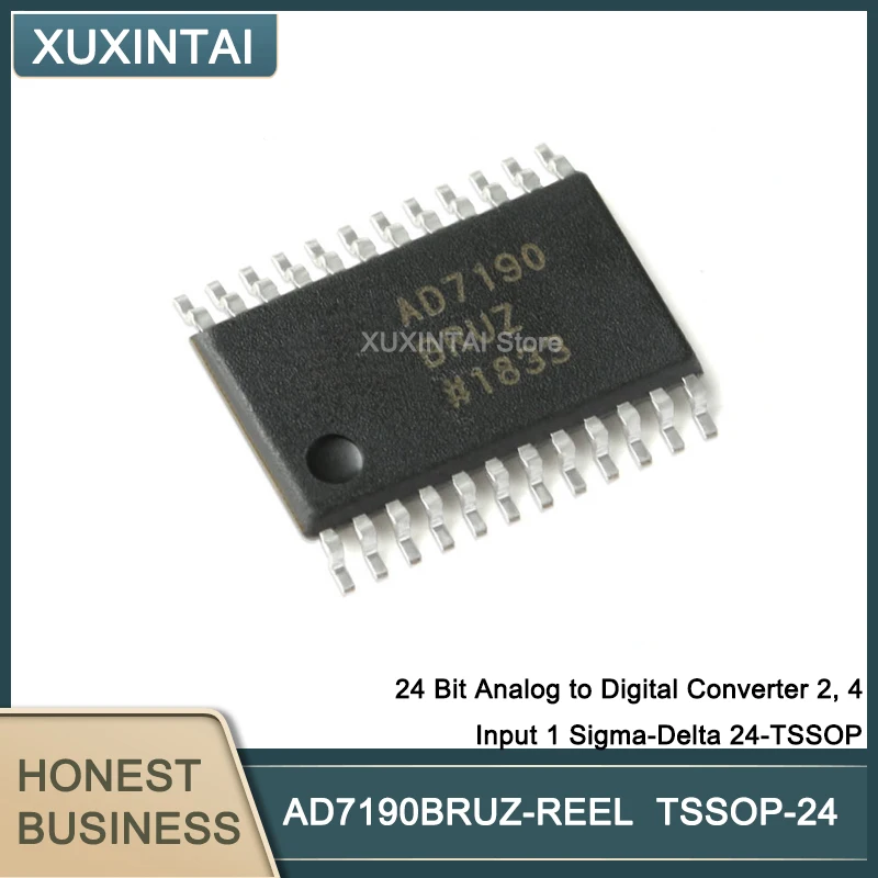 5 Pz/Lotto Nuovo Originale Ad7190Bruz-Reel Ad7190Bruz Convertitore Da Analogico A Digitale A 24 Bit 2, 4 Ingressi 1 Sigma-Delta 24-Tssop