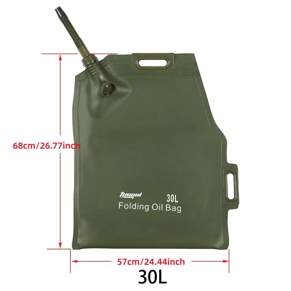 5/10/20/30 Liters Portable Fuel Bag Car Oil Bag Car Motorcycle Universal Off-road Spare Gasoline Tank