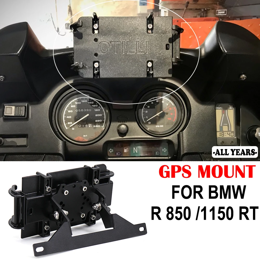 FOR BMW R850RT R1150RT NEW Motorcycle Phone Stand Holder GPS Bracket Phone Holder USB FOR BMW R 850 RT R 1150 RT foot enlarger fits for bmw r1250rt r 1250 rt 1250rt 2018 2019 2020 2021 motorcycle side stand extension pad plate