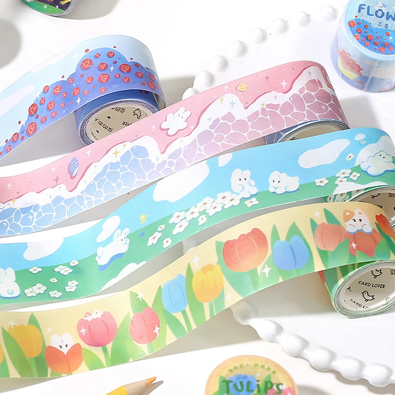 Декоративная Маскировочная лента The Fantasy World Washi японские бумажные ленты для