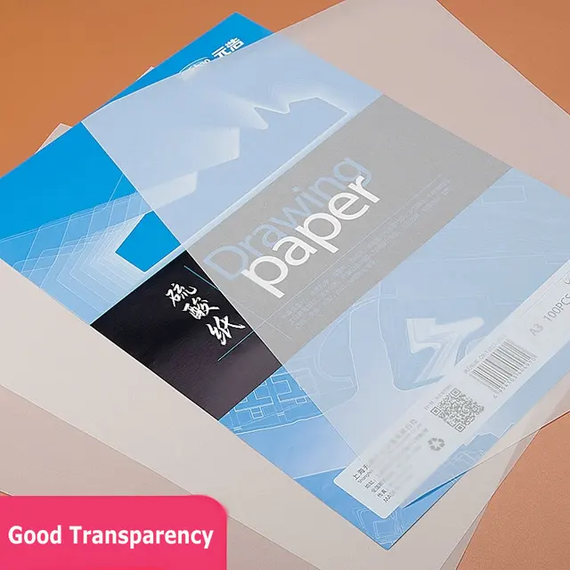 Good Transparency Tracing Paper A3 A4 Copy Paper Caligraphy Blueprints Drawing Paper A2 A1 Large Trace Paper 73G 2