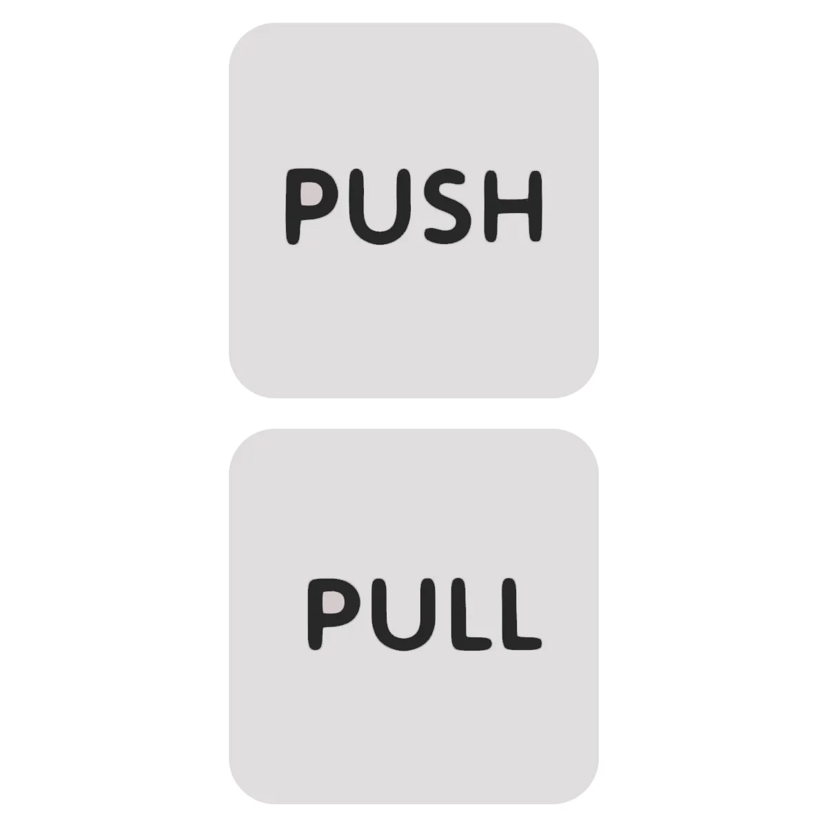 

Push Pull Door Sign Entrance Exit Vinyl Decal Sticker , Bathroom Door Shop Window Salon Cafe Restaurant Office Vinyl Sign